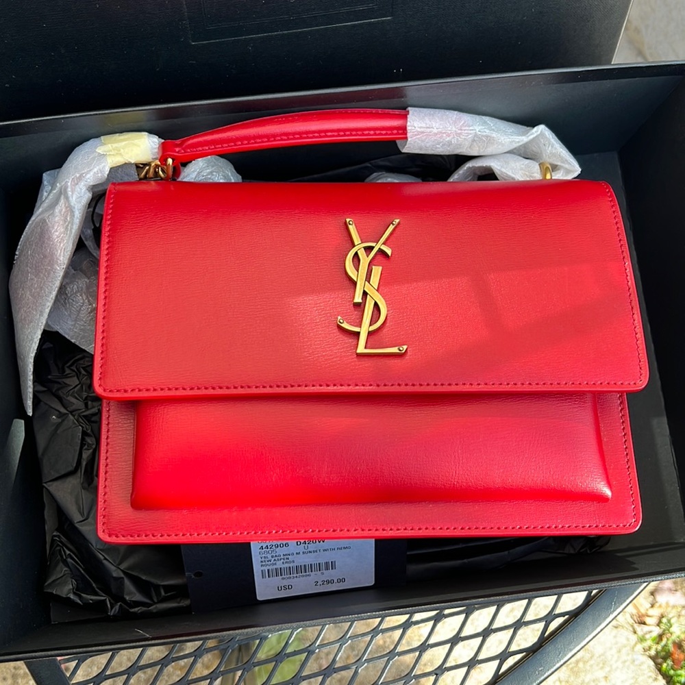Sunset Medium Monogram YSL Crossbody Bag